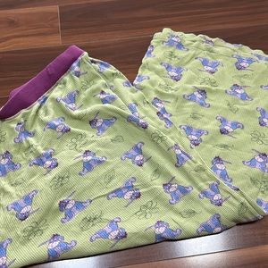 2X Disney eeyore 100% cotton thermal vintage pajama pants